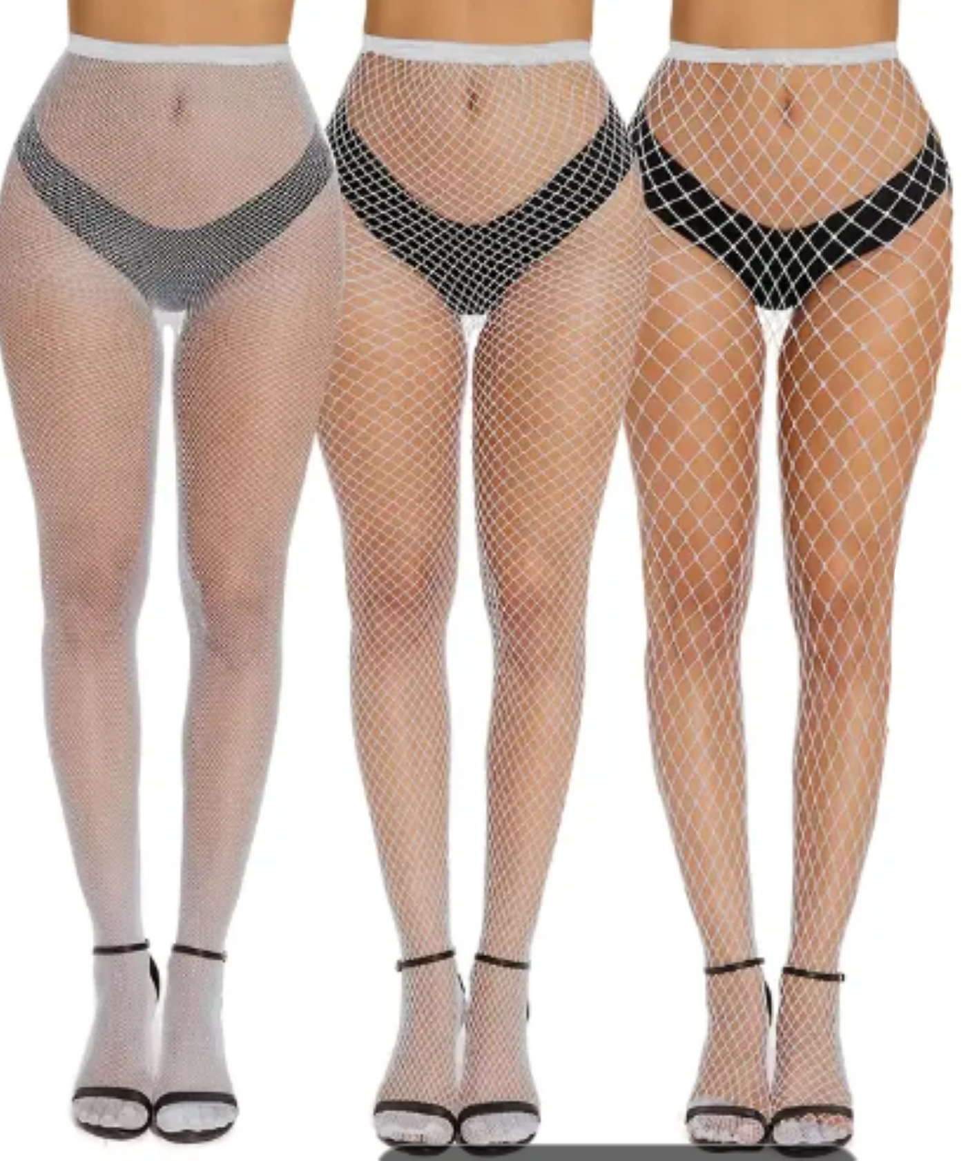 Panty de Malla, Hoyos Pequeño, Mediano y Grandes, estilo Juvenil, Dark