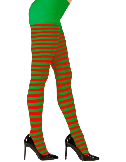 Pantys Rayadas, para resaltar en tus fiestas Halloween, Navidad, Cosplay