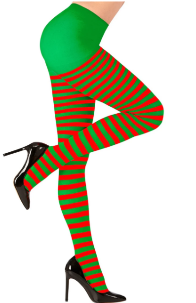 Pantys Rayadas, para resaltar en tus fiestas Halloween, Navidad, Cosplay