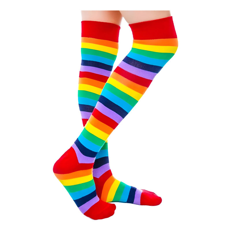 Calcetines Casual De Algodón 3/4 Para Mujer Adultos Multicolor Vivo Estandar