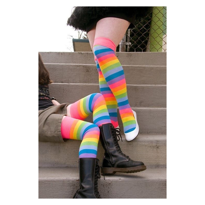 Calcetines Casual De Algodón 3/4 Para Mujer Adultos Multicolor Claro Estandar