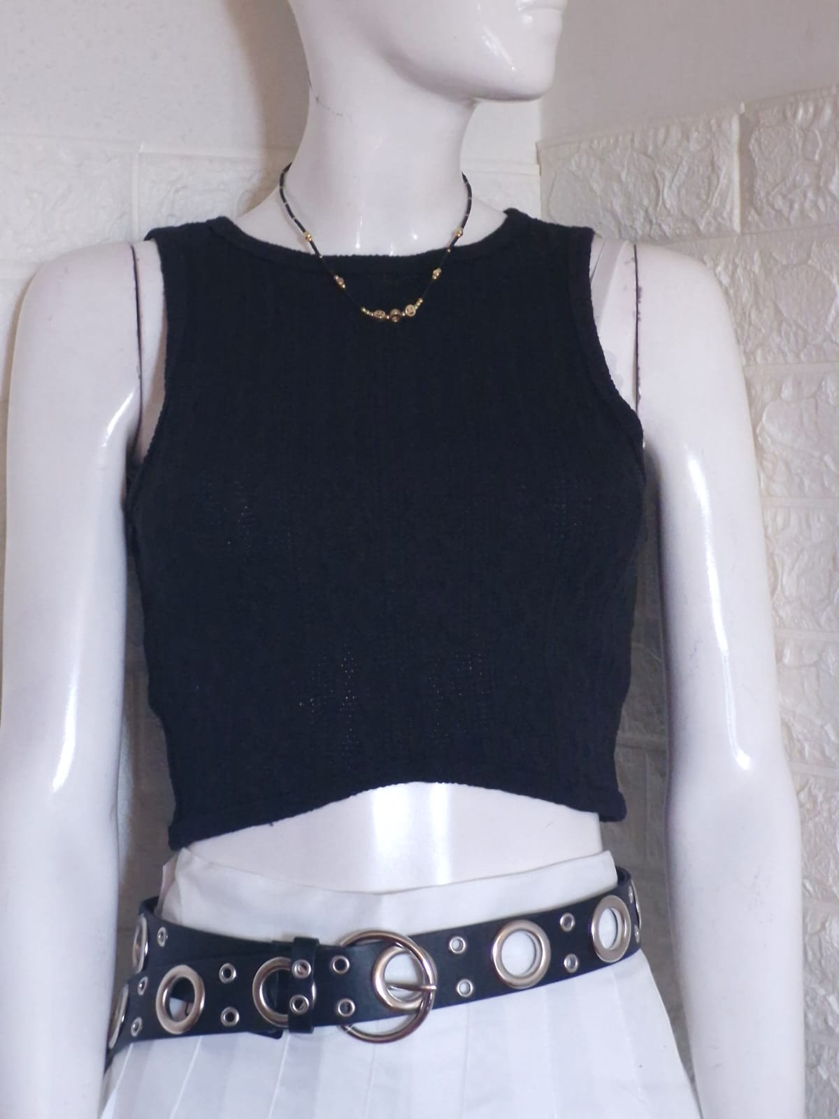 Crop Tops o Poleras negras Verano para esos días de fiesta o solo salir de paseo y verse maravillosa
