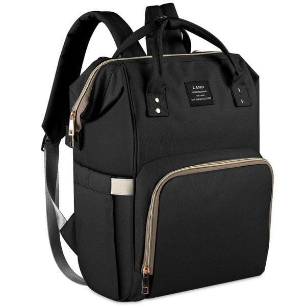 Pañalera Bolso Morral Cambiador De Bebe Cuna Expandible