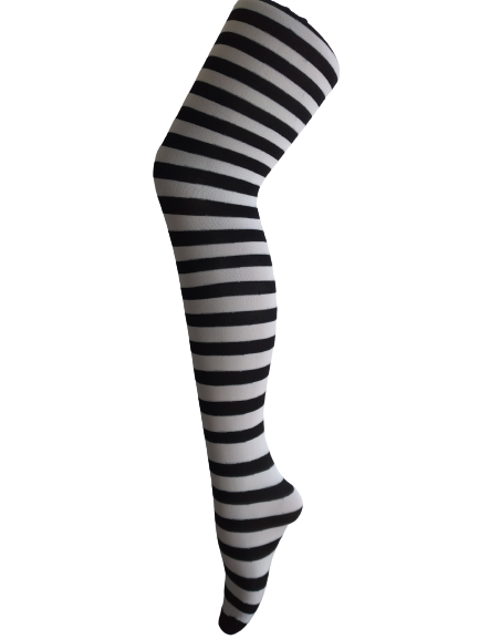 Pantys Rayadas, para resaltar en tus fiestas Halloween, Navidad, Cosplay