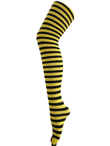 Pantys Rayadas, para resaltar en tus fiestas Halloween, Navidad, Cosplay