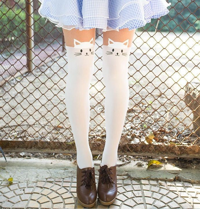 Pantys de animalitos preciosos estilo Kawaii de gatito, conejito, osito y patito.