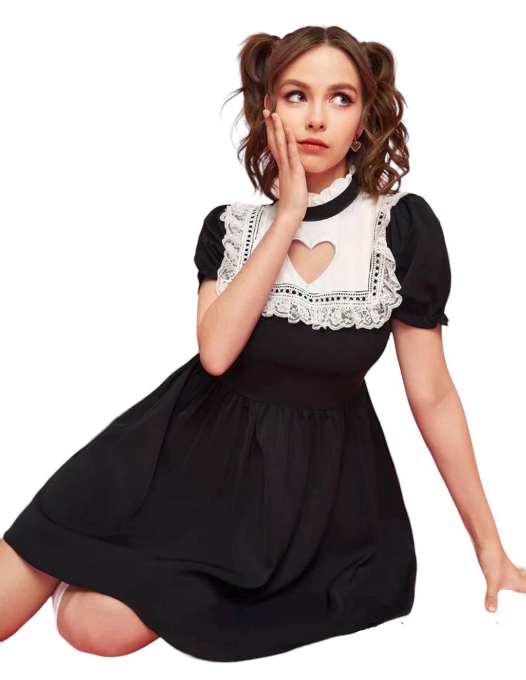 Vestidos Negro Lolita  casual, kawaii