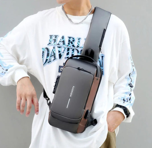 Bolso Cruzado Bandolera Antirrobo Impermeable