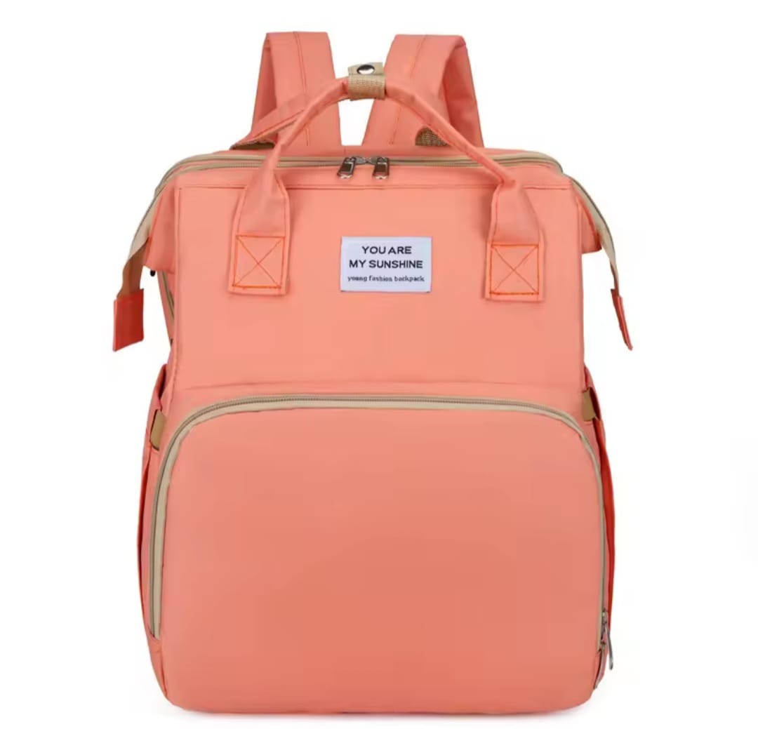 Bolso Pañalera Cuna + Cargador para Bebé