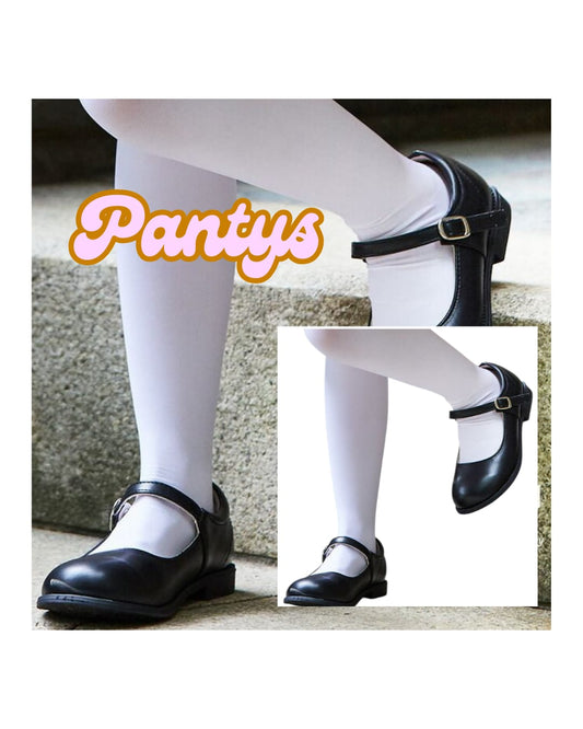 Pack 2 Pantys Blanca para Niñas
