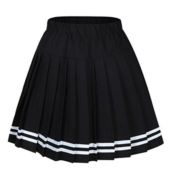 falda negra con diseño, góticos, calavera, dark