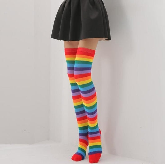 Halloween calcetas tipo bucanera, kawaii, dark, gotica, egirls. otaku