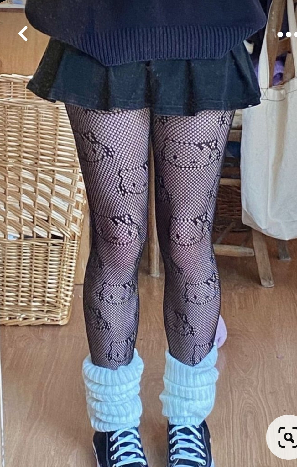 Pantys de Red Hello Kitty y Kuromi va con tu estilo juvenil, kawaii, egirl