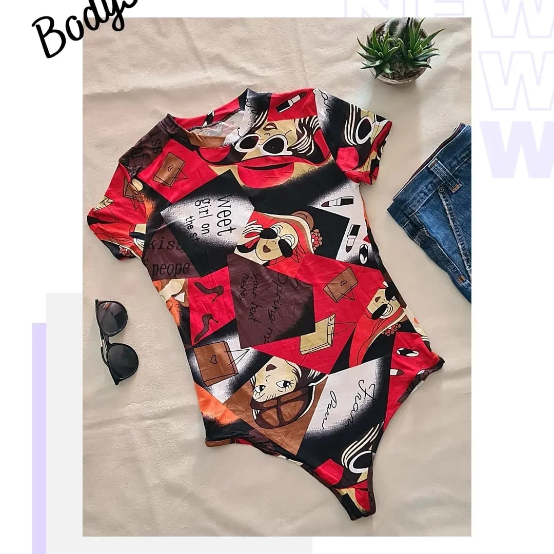 Bodys con estampados lindos para este verano